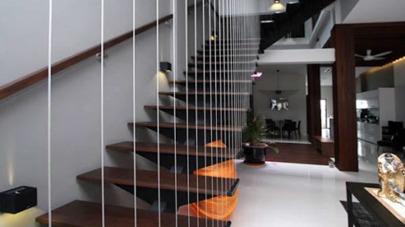 Invisible Grills for Staircase
